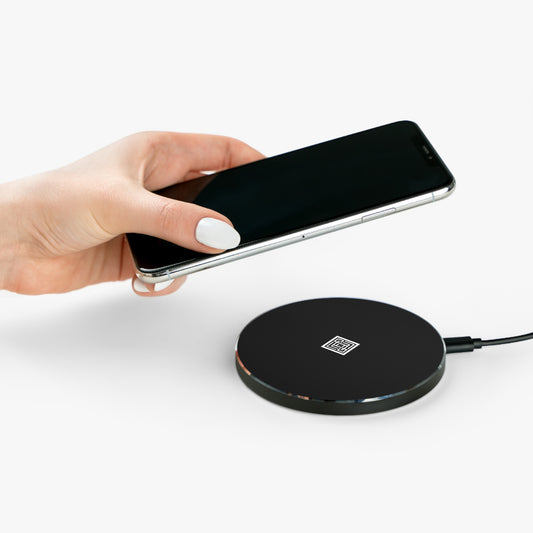 Sleek Wireless Charger, Qi Fast Charging Pad, Minimalist Desk Accessory, Phone Charging Station, Modern Home Tech